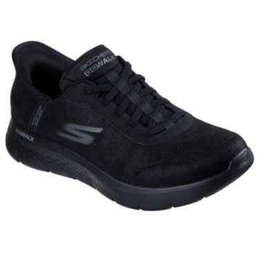 Imagem de Skechers Tênis masculino sem cadarços: Go Walk Flex - Movimento suave, Preto/preto, 40