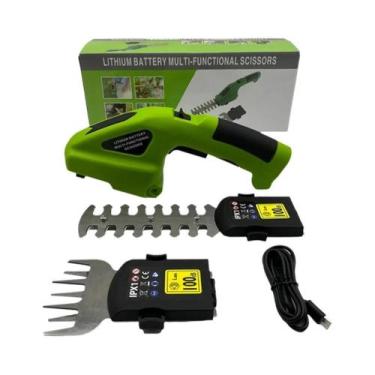 Imagem de Cortador De Grama Elétrico Sem Fio 7.2V, Tesoura De Cerca Viva Recarre