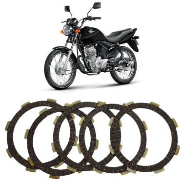 Imagem de Kit Disco Embreagem CG 160 NXR 160 Bros XRE 190 8 Estrias