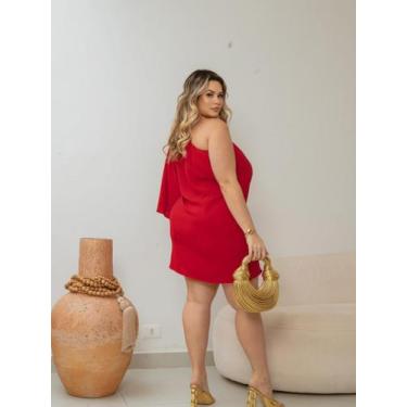 Imagem de Vestido Feminino Plus Size Candy Colors Amarelo Manteiga Tons Pasteis 