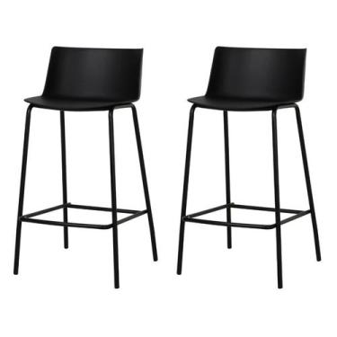 Imagem de Kit 2 Banquetas Ipanema Média Fratini 86,50 cm (altura) em Polipropile
