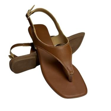 Imagem de Sandália Feminina Rasteirinha com Fivela no Dedinho — Leve, Casual e Confortável para o Verão(LAVANDA,35)