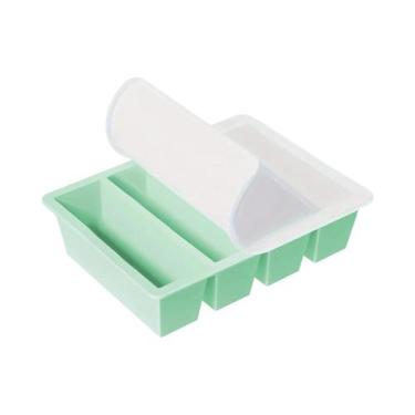 Imagem de Conjunto De Formas Retangulares Grandes Para Cubos De Gelo, Bandejas E