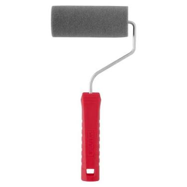 Imagem de Kit Rolo Pintura Espuma Polyester 09cm C/Cabo 406/9 Cinza 10 Un - ATLA