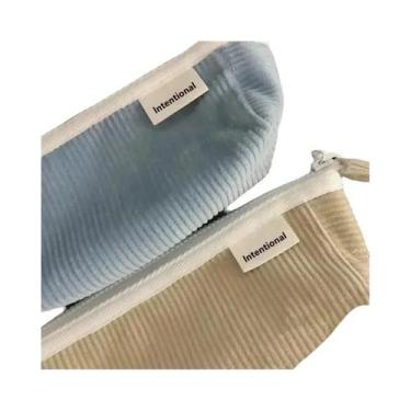 Imagem de Estojo De Lápis De Lona Com Desenho Animado, Alta Capacidade, Lavável,