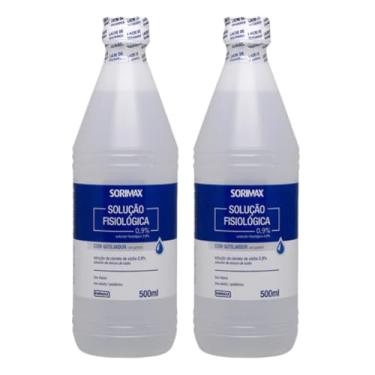Imagem de Kit 2 Soro Fisiológico 0,9% 500ml Nebulização