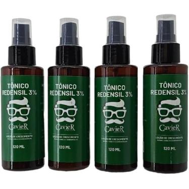 Imagem de Kit 4 Tonicos Redensyl Crescimento Cavier - Cavier Cosmeticos