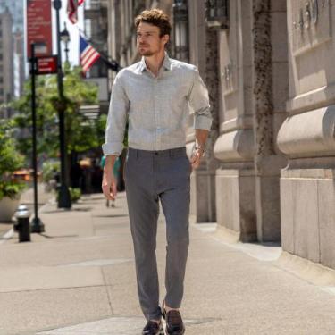 Imagem de Camisa Social Amil Masculina Comfort Manga Longa 100% Algodão Elegante