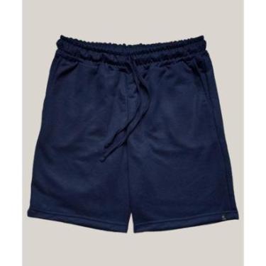 Imagem de Bermuda Moletom Masculina Azul Marinho WSS Brasil-Masculino