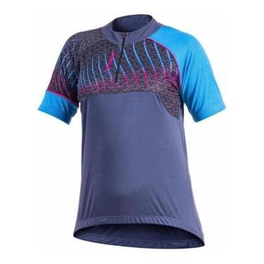 Imagem de Camisa Ciclista Feminina C/ Ziper Mod. Delta Bike - Poker-Feminino