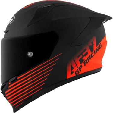 Imagem de Capacete KYT Striker 2V Livery AF37 Preto e Vermelho Fosco, 58