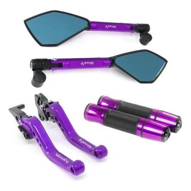 Imagem de Manete Manopla Retrovisor Nh190 Cb300r Cbx200 Strada Twister - Stark R