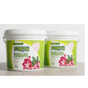 Imagem de 2 Adubo Forth Rosa Do Deserto Floração 3kg - Forth Jardim