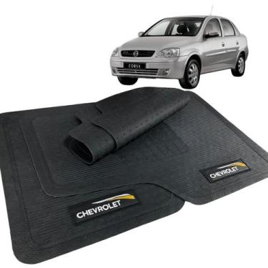 Imagem de Jogo Tapete Corsa Sedan 2002 2003 2004 2005 Borracha - CHEVROLET