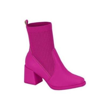 Imagem de Bota Ankle Boot Feminina Moleca Knit 5343-102-Feminino