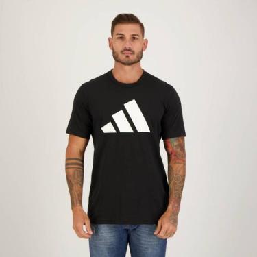 Imagem de Camiseta Adidas Essentials Logo Preta, GG