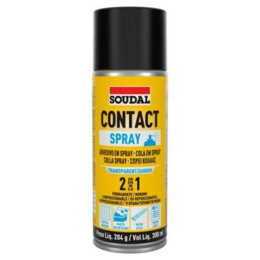 Imagem de Cola De Contato Spray 2 Em 1 300ml - 136979 - Soudal Brasil - OUTRAS M