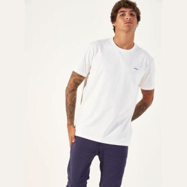Imagem de Camiseta Colcci Comfort Logo Masculina Off Shell, Branco, M
