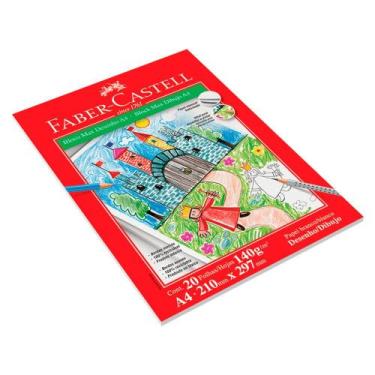 Imagem de Bloco Max Desenho A4 20 Folhas - Faber-Castell