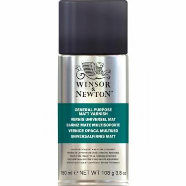 Imagem de Verniz Spray Multiuso Fosco Winsor & Newton 150ml, Verniz Para Acabame