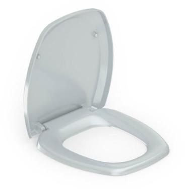 Imagem de Kit 3 Assentos Sanitário Thema Plus Incepa Verde/Água Brilhante Roca