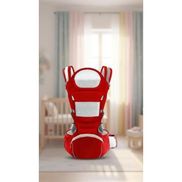 Imagem de Bolsa Canguru Ergonômico 7 em 1 Vermelho - Congratulations Store