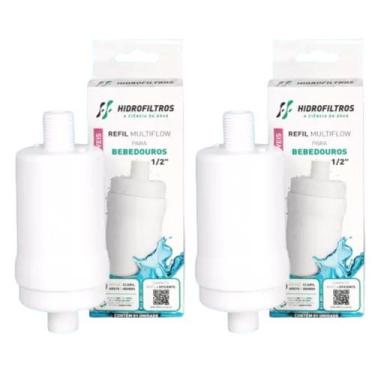 Imagem de KIT 02 UN Refil Multiflow Hidrofiltros Bebedouros Geladeiras Compative