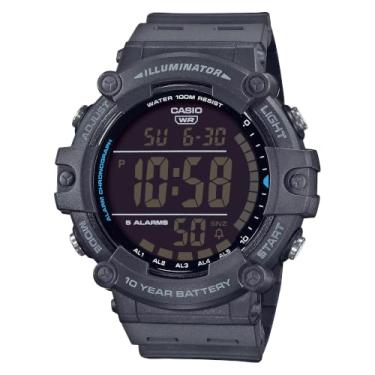 Imagem de Casio Relógio casual masculino de resina de quartzo, azul, 27,63 (modelo: AE-1500WH-8BVCF)