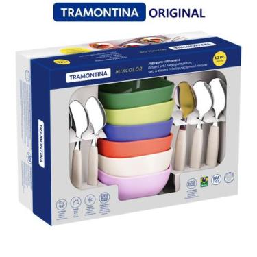 Imagem de Jogo para Sobremesa TRAMONTINA - MixColor - 12 Peças