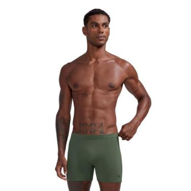 Imagem de Sunga Praia Boxer Longal Mash UV50+ 300.121, Verde militar, G