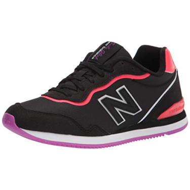 Imagem de New Balance Tênis feminino Sola Sleek V1, Preto/Coral vívido, 7.5 Wide