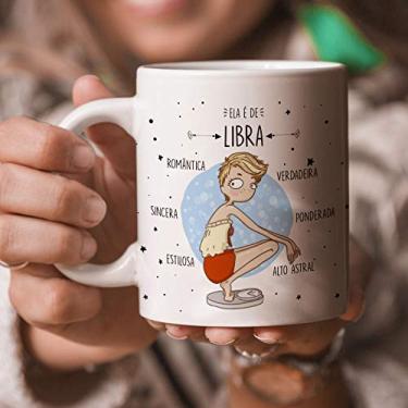 Imagem de Caneca presente Signos Ela é de Libra