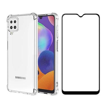 Imagem de Kit Capa Antichoque + Película Vidro 3D P/ Samsung  A12