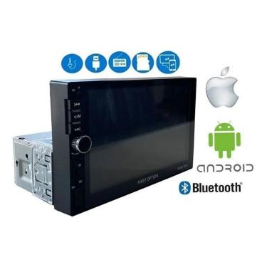 Imagem de Central Multimídia 1Din Mp5 Bluetooth Espelhamento Usb Sd