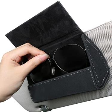 Imagem de Porta-óculos de carro - Estojo de clipe de óculos,Organizador de óculos automotivo para carro, SUV, trailer ou caminhão A2/b2