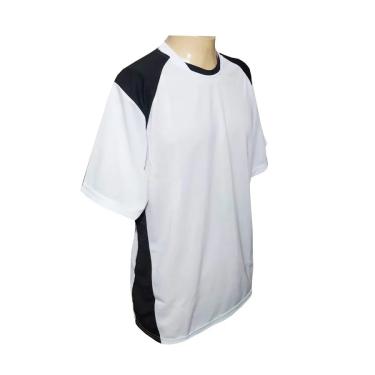 Imagem de Kit de Uniforme Esportivo Completo TRB 16+1 Branco/Preto