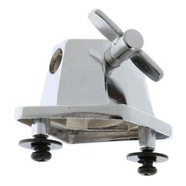 Imagem de WeiLaiKeQi Suporte de base de suporte de tambor cromado fornece liga de 7 x 5 cm