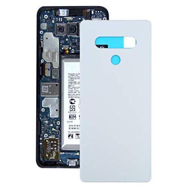 Imagem de HUANGYUNCHAO Acessórios telefônicos Tampa traseira da bateria para LG Stylo 6 LMQ730TM LM-Q730TM Substituição do telefone celular