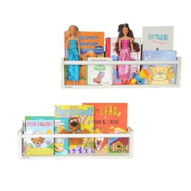 Imagem de Prateleiras para Livros Infantis Montessoriana 60x15x10cm