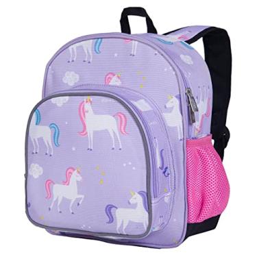 Imagem de Wildkin 12 Inches Backpack for Toddlers, Boys and Girls, Ideal for Daycare, Preschool and Kindergarten, Perfect Size for School and Travel, Mom's Choice Award Winner, Olive Kids (Unicorn)