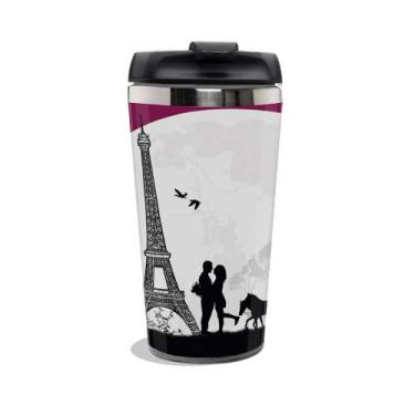 Imagem de Copo Térmico Personalizado Paris Torre Eiffel - Belley