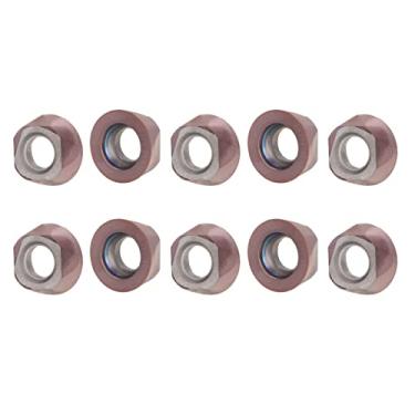 Imagem de Pastilha para Tornear Madeira, Fresas de Metal Duro Redondas Resistentes à Abrasão Sem Ferrugem de Alta Precisão para Bricolage (RPMT1204MOE-TT)