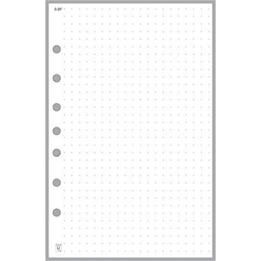 Imagem de Planners and Organizers for The Franklin Covey Notebook de tamanho clássico, Dot Grid Paper 0.25"