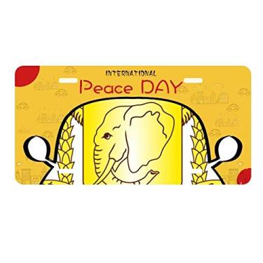 Imagem de DIYthinker Emblema nacional Coate D'Ivoire para placa de carro Decoração Dia da Paz