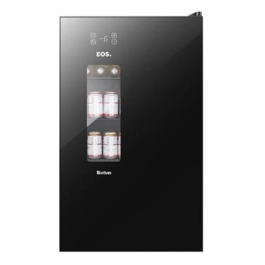 Imagem de Cervejeira EOS Bierhaus 100 Litros Black Glass Frost Free ECE120 110V