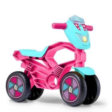 Imagem de Motoca de Equilíbrio Totokross  Rosa 4 Rodas - Cardoso Toys