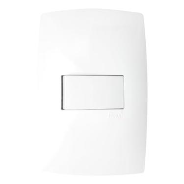 Imagem de Conjunto Interruptor Simples Branco Blux Home