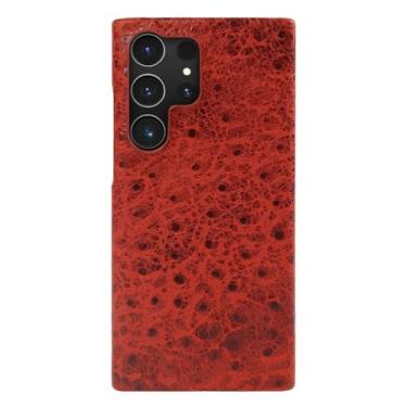 Imagem de Capa de couro para samsung galaxy s23 fe s24 ultra s22plus s21fe s20 s23 capa traseira, vermelho, para samsung note20
