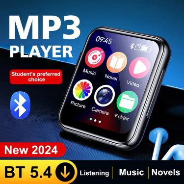 Imagem de RUIZU-MP3 leitor de música com bluetooth  walkman de alta resolução  tela de toque completa