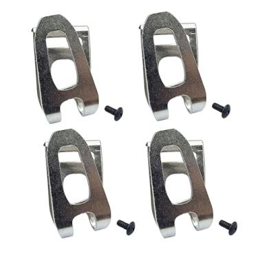 Imagem de 346449-3 peças de ganchos de cinto para gancho Makita fino e curto para ferramentas sem fio 346449-3 324705-1 346034-2 346317-0 (pacote com 4)